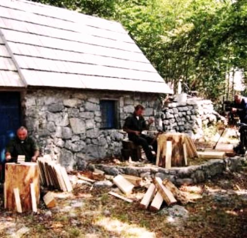 Traditional wooden shingles - Etno Sindra, HR
